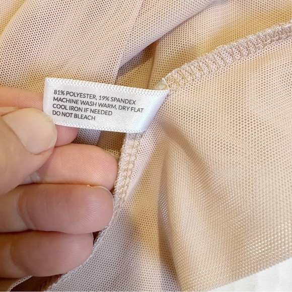 Underbares Mesh U Bra Size Small Beige Cream Tan Comfort No Underwire Lounge - Picture 12 of 13